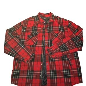 Pacsun Quilted Flannel Jacket